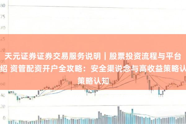 天元证券证券交易服务说明｜股票投资流程与平台介绍 资管配资开户全攻略：安全渠说念与高收益策略认知