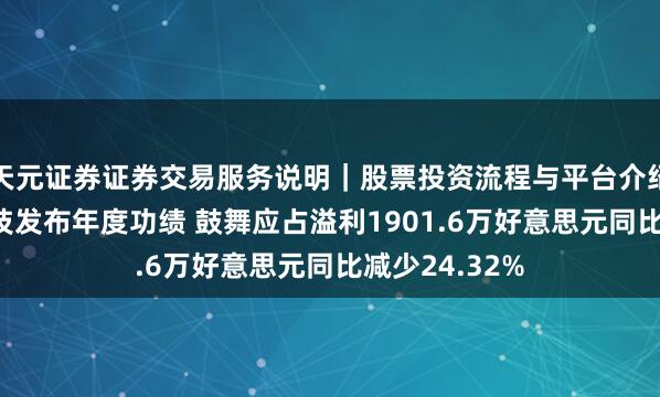 天元证券证券交易服务说明｜股票投资流程与平台介绍 复锐医疗科技发布年度功绩 鼓舞应占溢利1901.6万好意思元同比减少24.32%