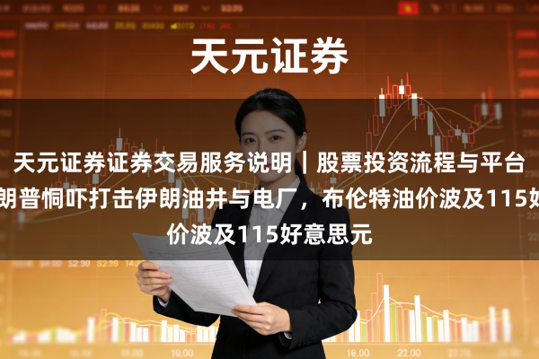 天元证券证券交易服务说明｜股票投资流程与平台介绍 特朗普恫吓打击伊朗油井与电厂，布伦特油价波及115好意思元